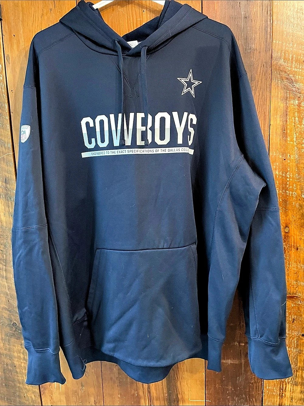 Nike Dallas Cowboys NFL Sideline Pullover Hoodie XXL